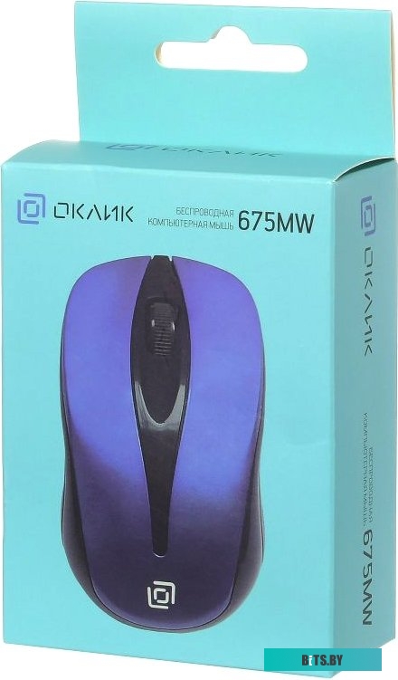 Мышь Oklick 675MW (синий) <1025918>