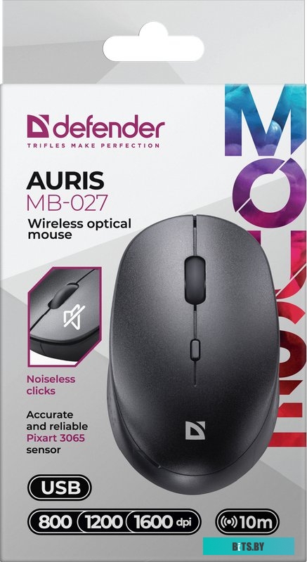 Мышь Defender Auris MB-027 (черный)