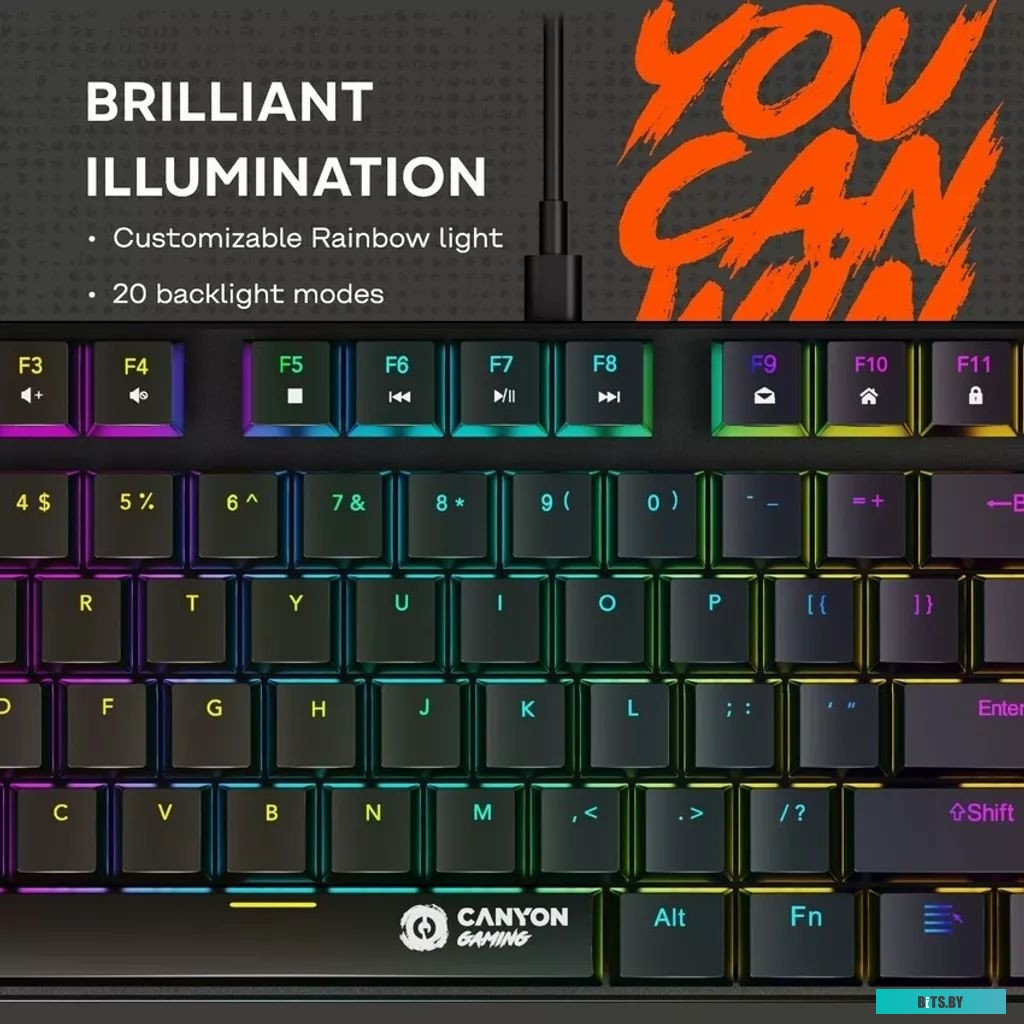 Клавиатура Canyon Cometstrike TLK GK-50 5291485015220