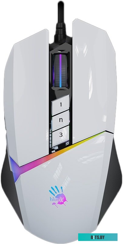 Мышь A4Tech Bloody W60 Max (белый)