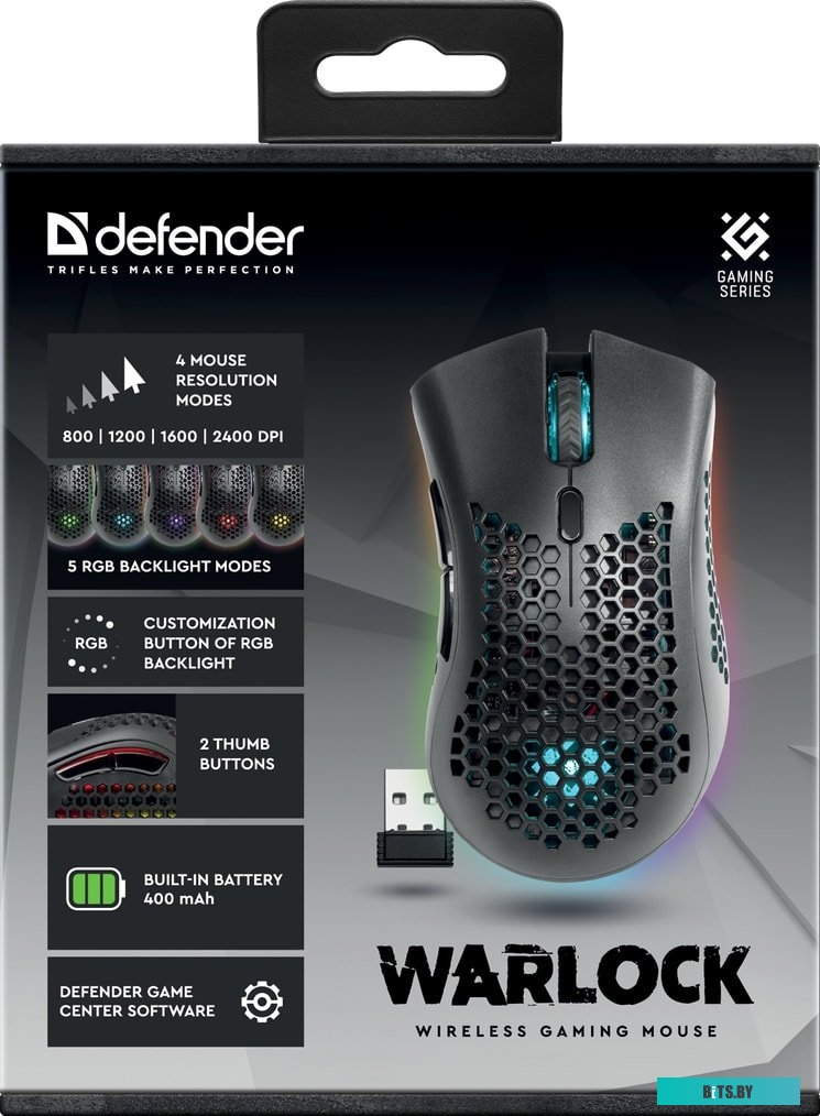 Мышь Defender Warlock GM-709L <52709>