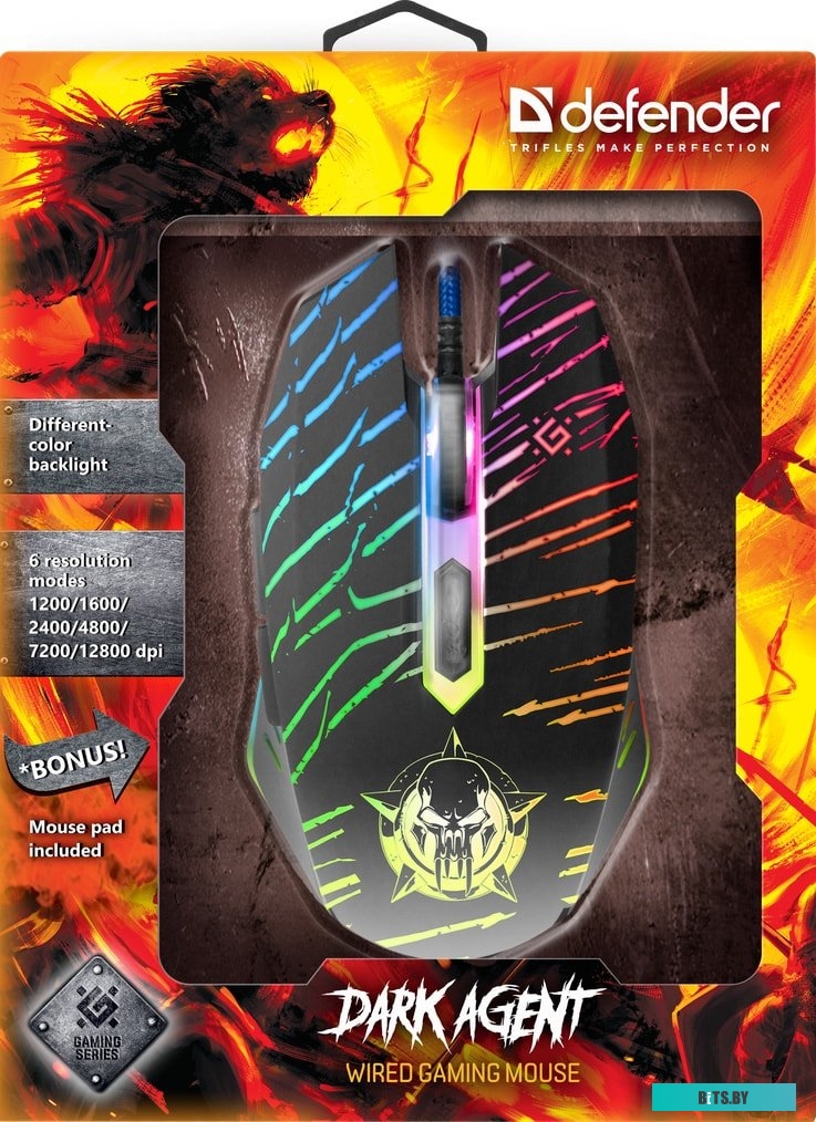 Мышь Defender Dark Agent GM-590L <52590>