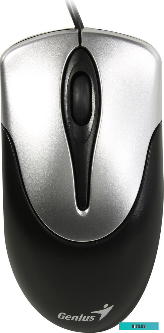 Мышь Genius NetScroll 100 V2 (черный/серебристый) <31010001400>