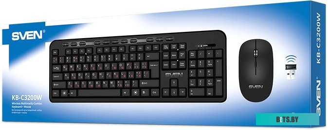Комплект мышь + клавиатура SVEN KB-C3200W SV-019044