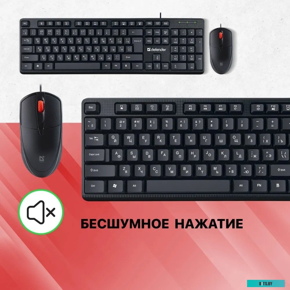 Офисный набор (клавиатура + мышь) Defender Line C-511 45511