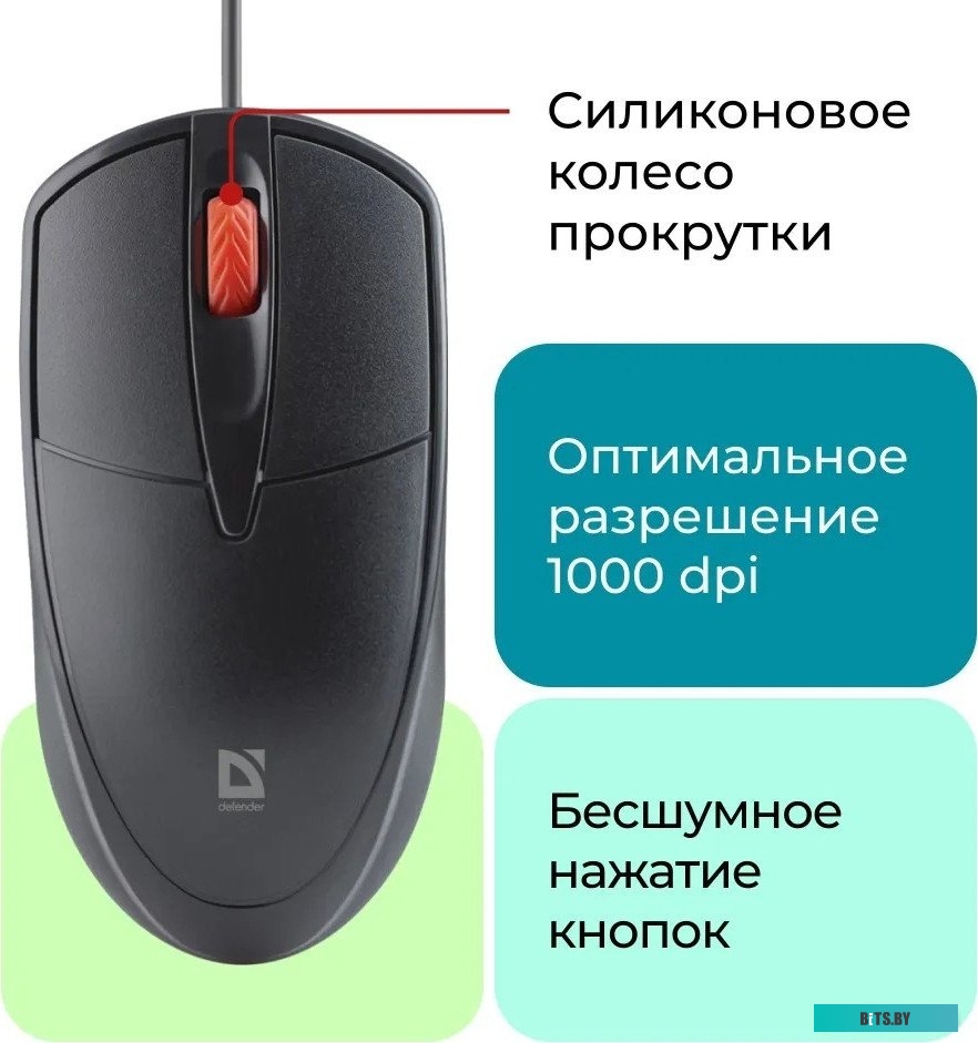 Офисный набор (клавиатура + мышь) Defender Line C-511 45511