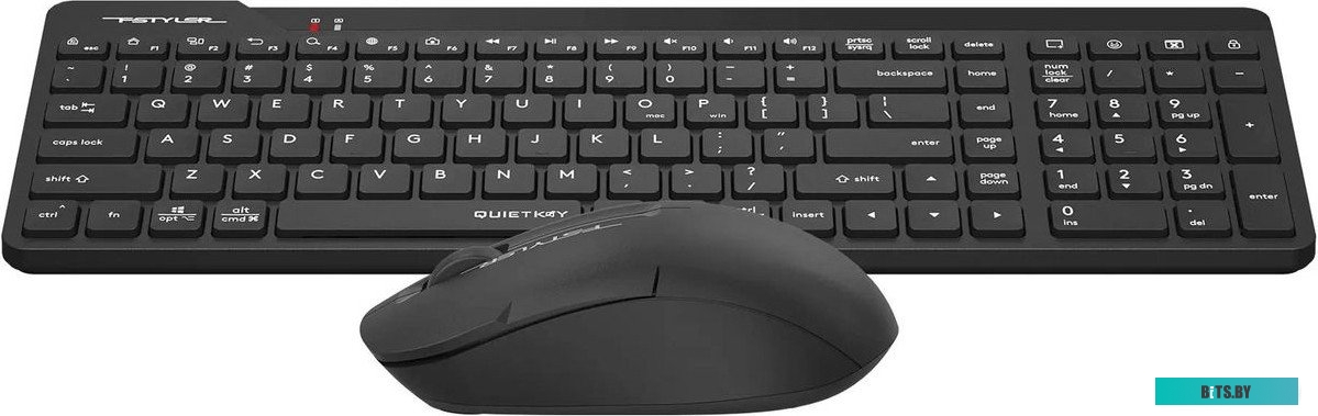 FG2300 AIR  BLACK Клавиатура + мышь A4Tech Fstyler FG2300 Air клав:черный мышь:черный USB беспроводная slim (FG2300 AIR BLACK)
