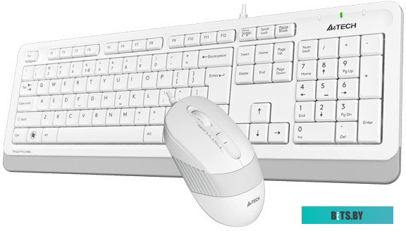 Комплект (клавиатура + мышь) A4Tech Fstyler F1010 (белый/серый)