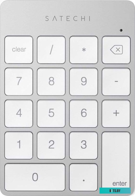 Цифровой блок Satechi Aluminum Slim Rechargeable Bluetooth Keypad (серебристый)