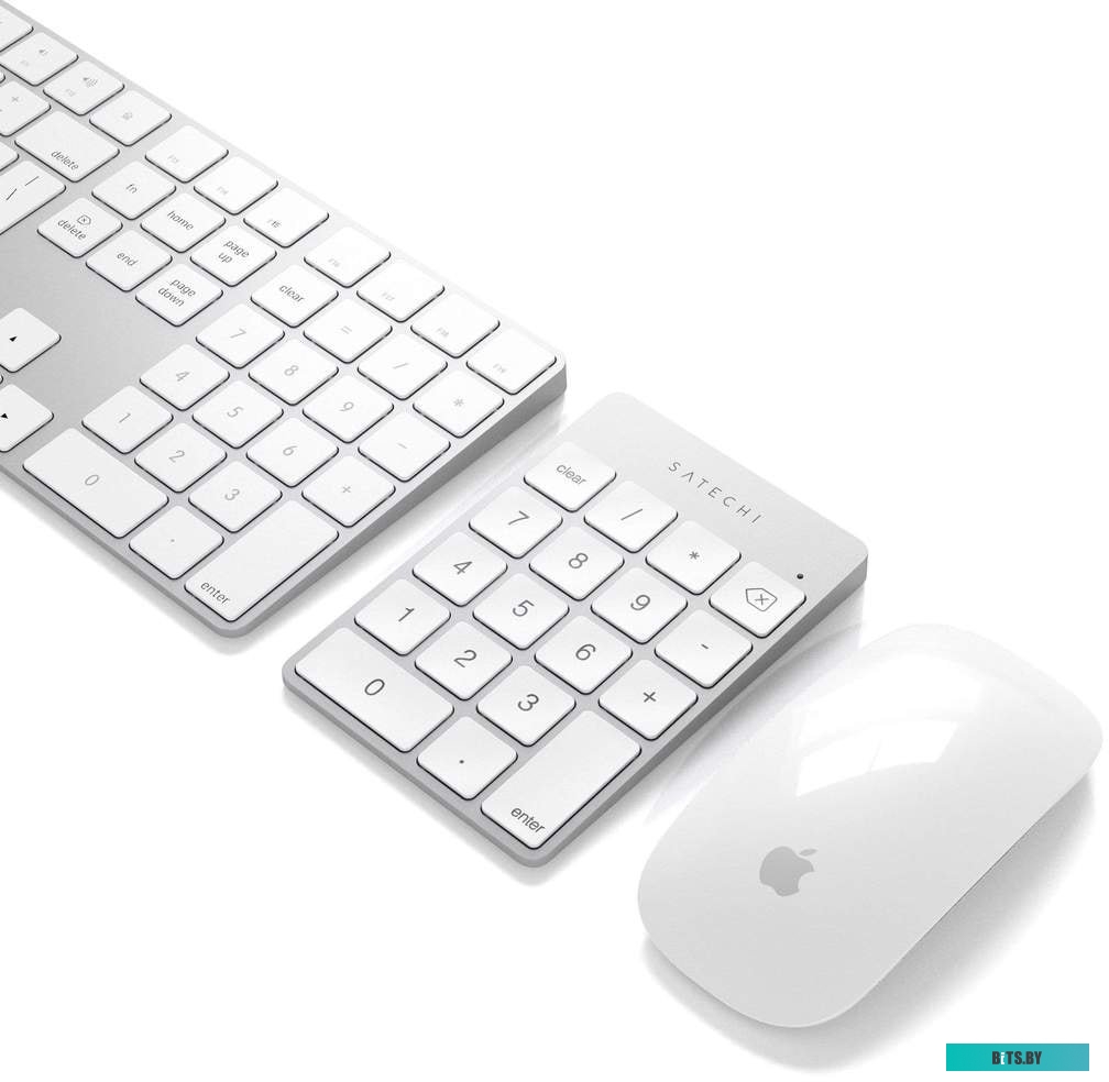 Цифровой блок Satechi Aluminum Slim Rechargeable Bluetooth Keypad (серебристый)
