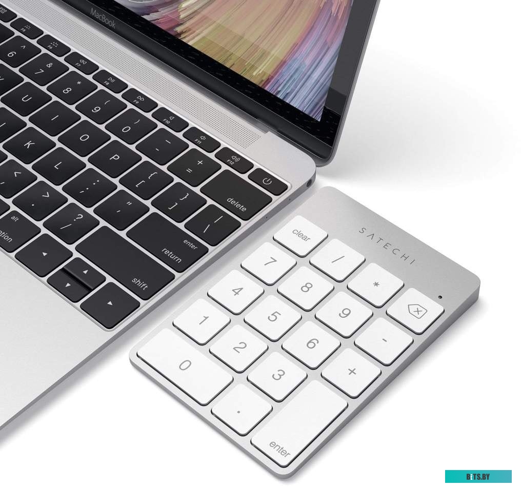 Цифровой блок Satechi Aluminum Slim Rechargeable Bluetooth Keypad (серебристый)