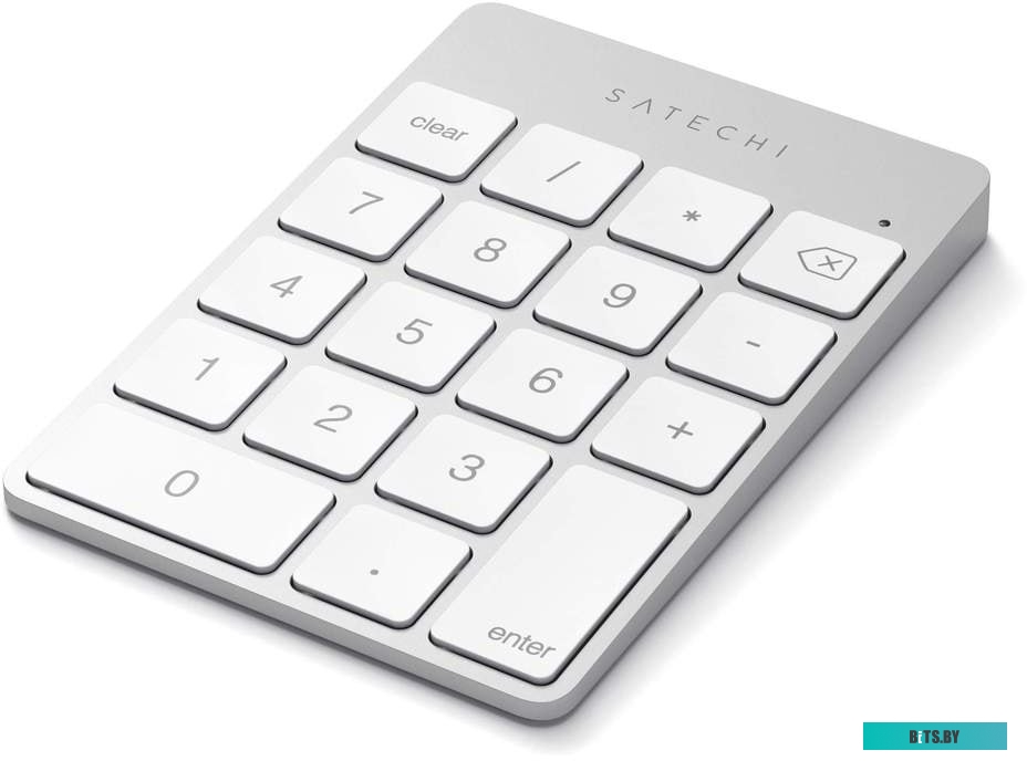 Цифровой блок Satechi Aluminum Slim Rechargeable Bluetooth Keypad (серебристый)