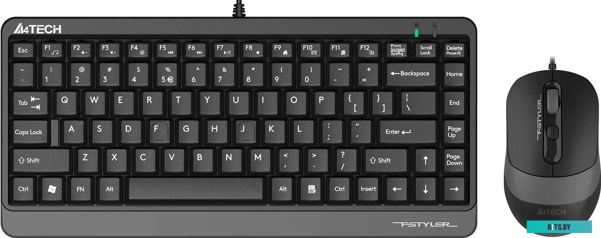 Офисный набор A4Tech Fstyler F1110 (черный/серый)