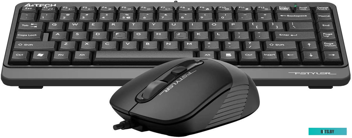 Офисный набор A4Tech Fstyler F1110 (черный/серый)
