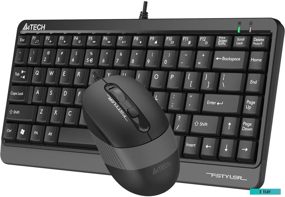 Офисный набор A4Tech Fstyler F1110 (черный/серый)