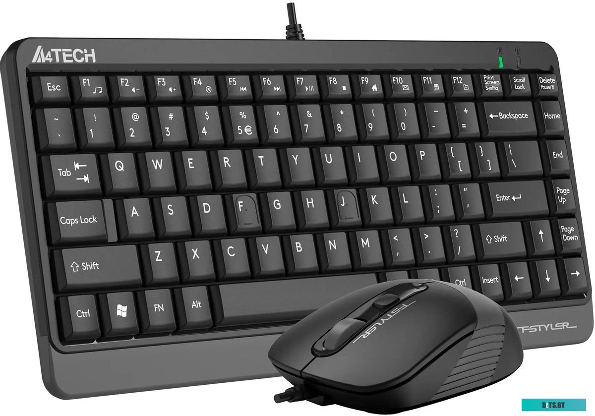 Офисный набор A4Tech Fstyler F1110 (черный/серый)