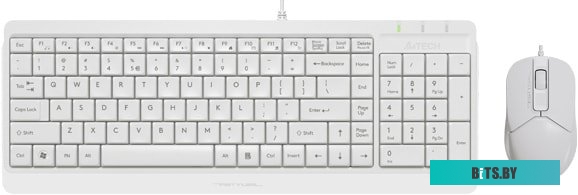 Комплект (клавиатура + мышь) A4Tech Fstyler F1512 (белый)