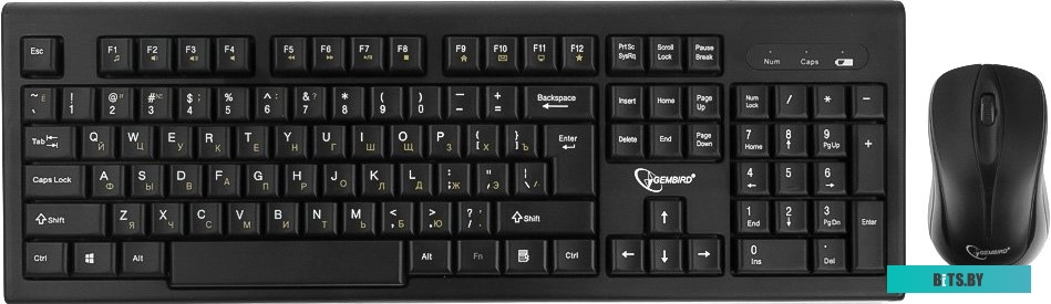 Комплект (клавиатура + мышь) Gembird KBS-8002