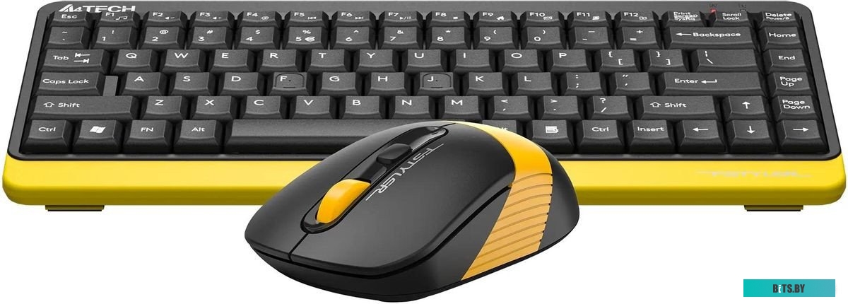 Офисный набор A4Tech Fstyler FG1110 (черный/желтый)