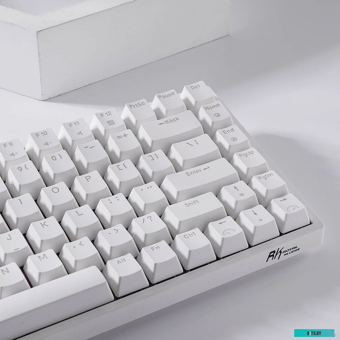 Royal Kludge RK84 RGB (новый дизайн, белый, RK Red)