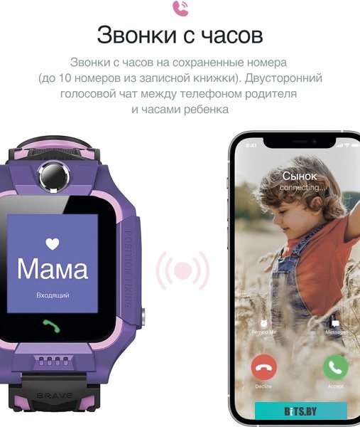 Умные часы Prolike PLSW02PP (сиреневый)