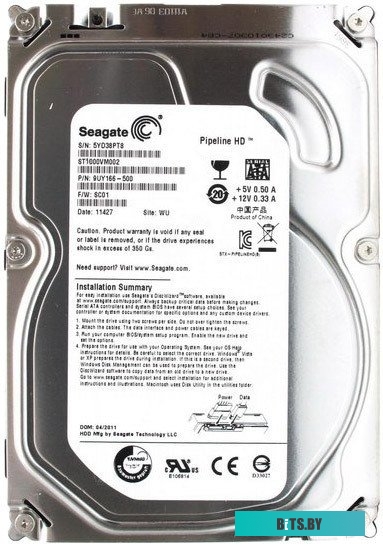 Жесткий диск Seagate Pipeline HD 1TB (ST1000VM002)