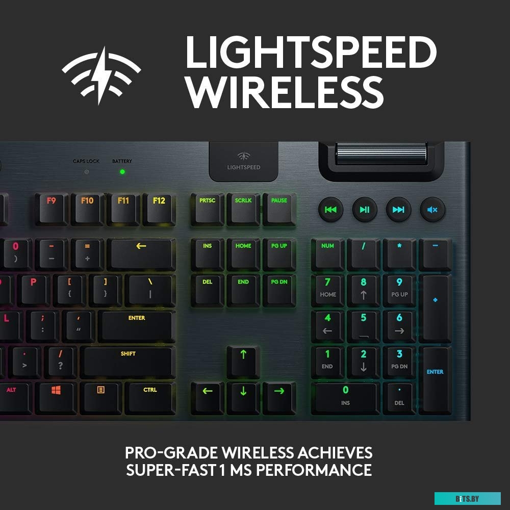 Клавиатура Logitech G915 Lightspeed GL Tactile <920-008909>