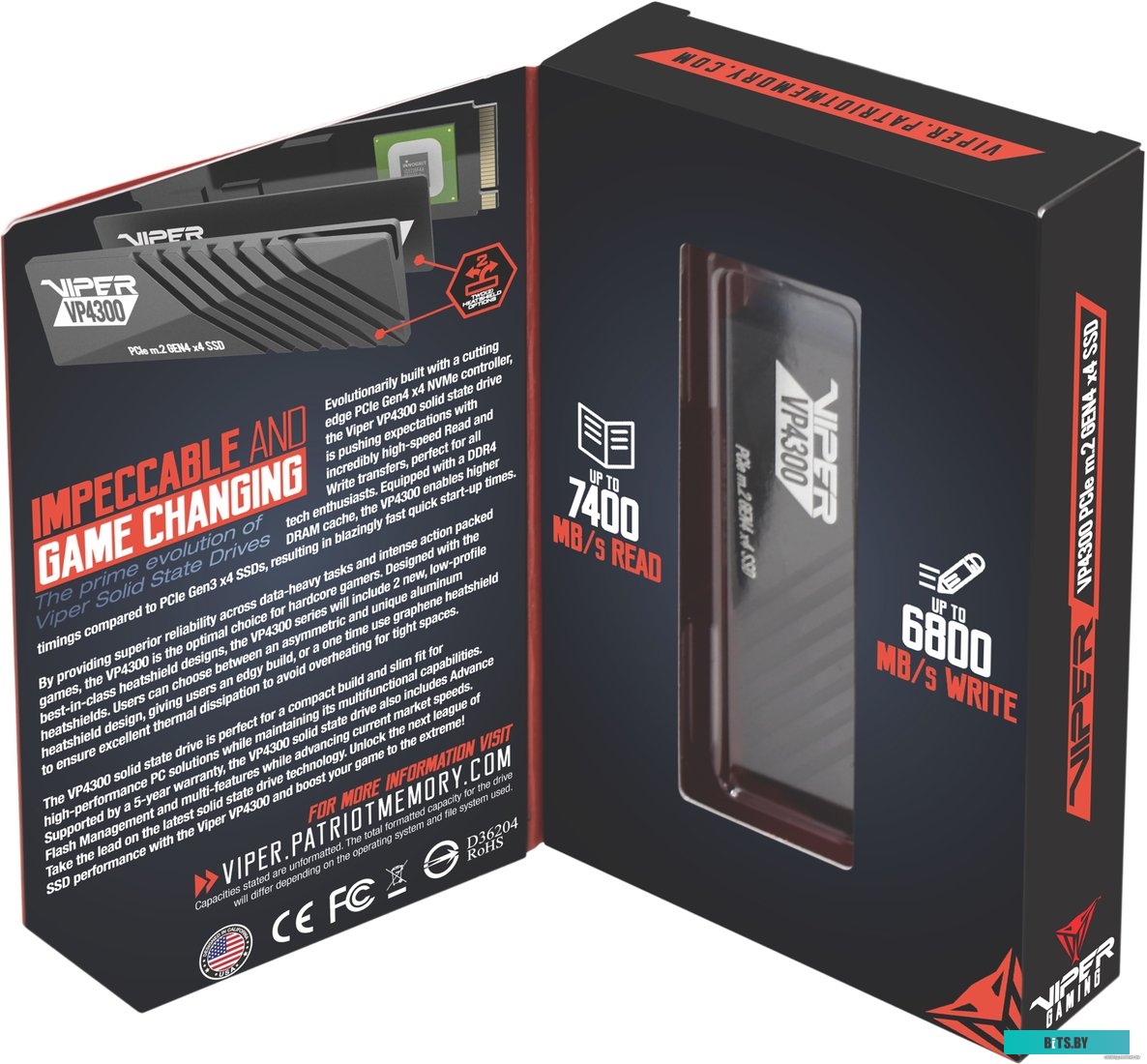 SSD Накопитель Patriot Viper VP4300 1TB VP4300-1TBM28H