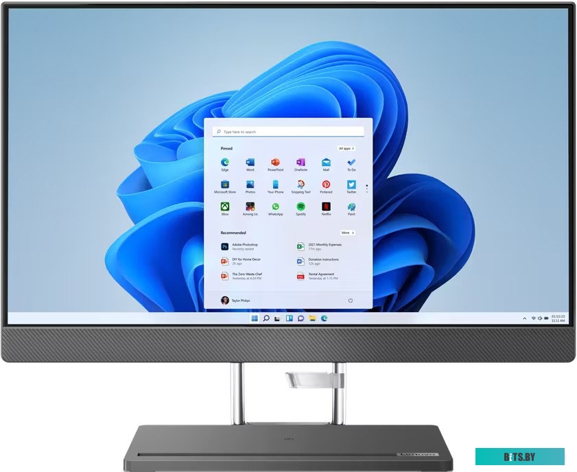 F0GR00CDRK Моноблок Lenovo IdeaCentre AIO 5 24IAH7 23.8" FHD (1920x1080) IPS 250N, i5-13500H, 2x8GB SO-DIMM DDR5-5200, 1TB SSD M.2, Intel Iris Xe, WiF