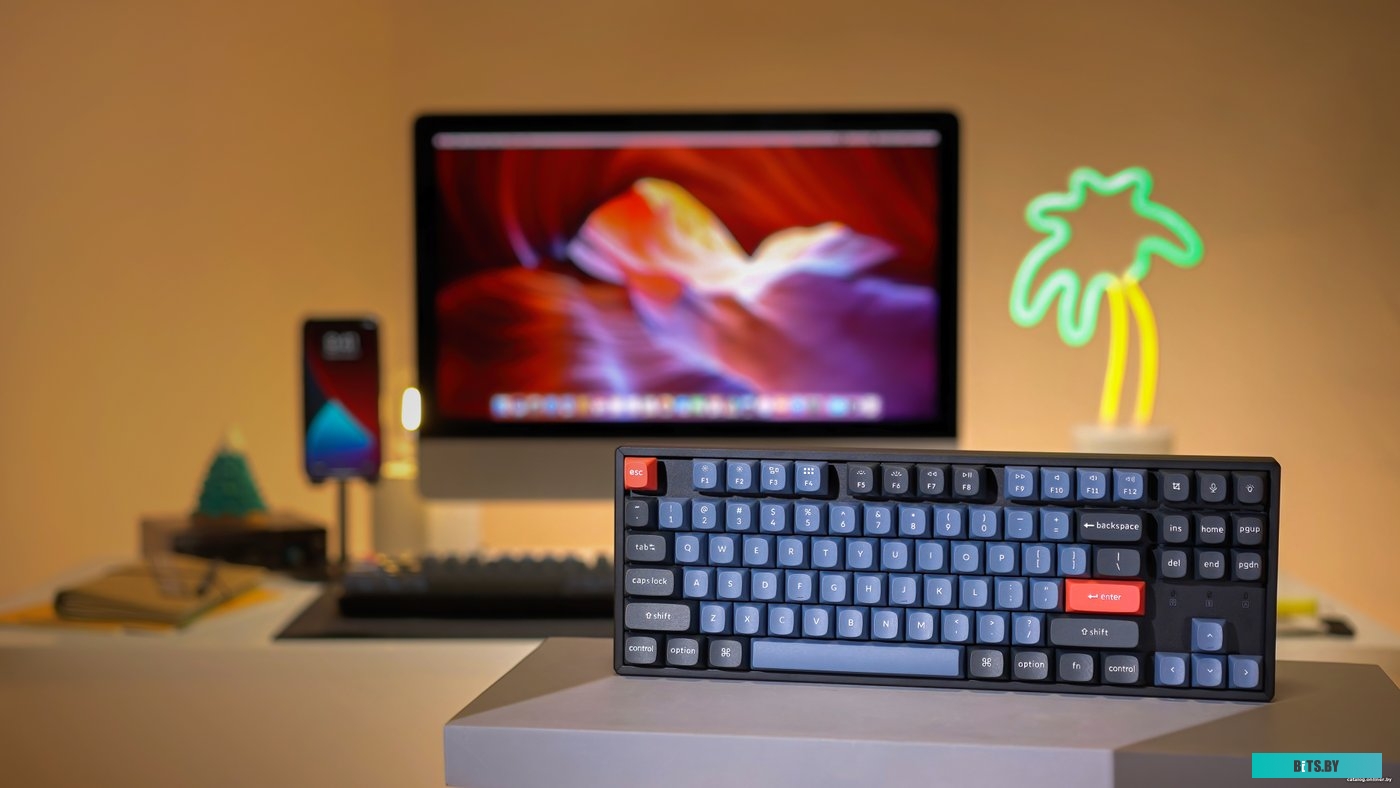 Клавиатура Keychron K8 Pro Wireless RGB K8P-J1-RU (Gateron G Pro Red)