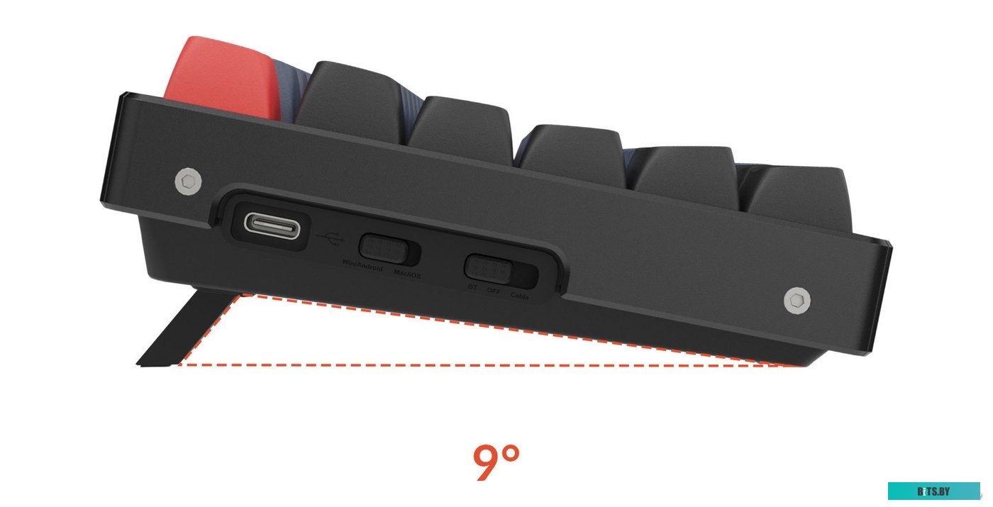 Клавиатура Keychron K8 Pro Wireless RGB K8P-J1-RU (Gateron G Pro Red)