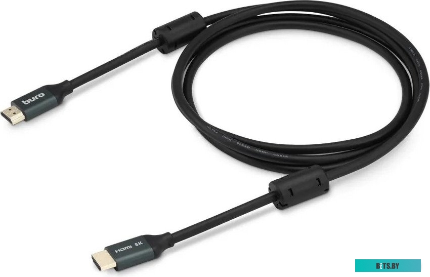 Кабель Buro BHP-HDMI-2.1-5G HDMI - HDMI (5 м, черный)