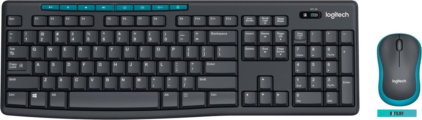Комплект (клавиатура + мышь) Logitech Wireless Combo MK275 (920-007721)