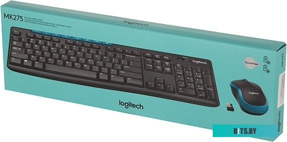 Комплект (клавиатура + мышь) Logitech Wireless Combo MK275 (920-007721)
