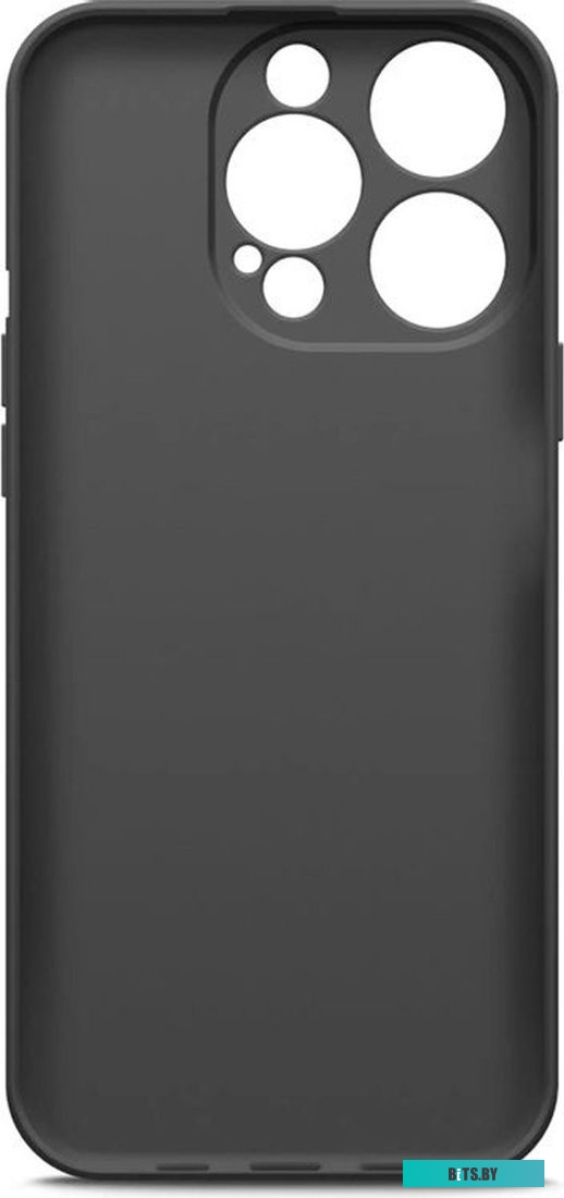 72415 Чехол (клип-кейс) BORASCO для Apple iPhone 15 Pro Max, черный [72415]