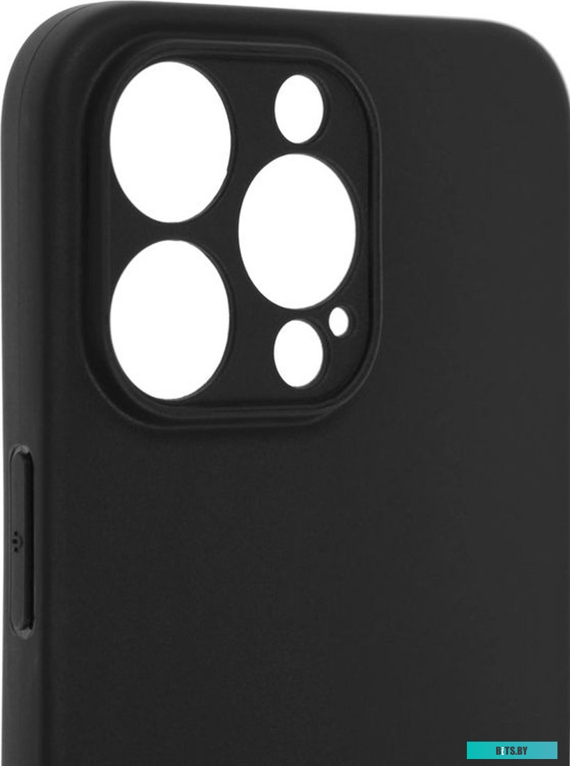 72415 Чехол (клип-кейс) BORASCO для Apple iPhone 15 Pro Max, черный [72415]