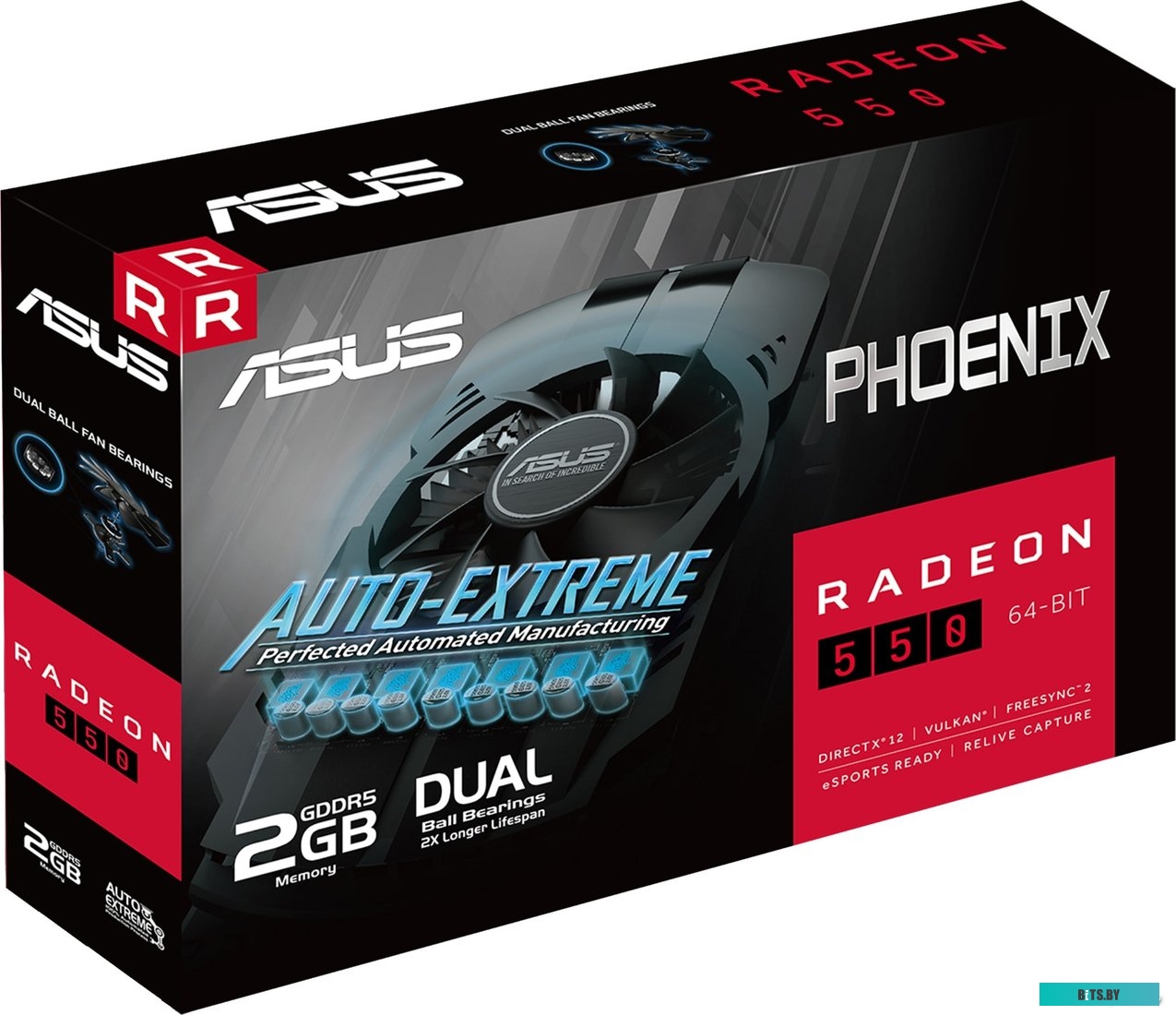 Видеокарта Asus Phoenix Radeon 550 2GB GDDR5 PH-550-2G