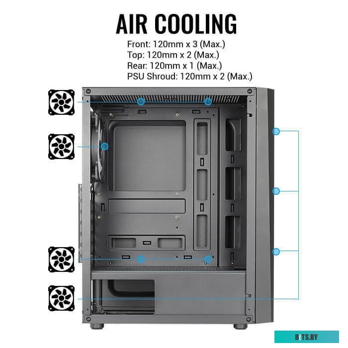 Корпус AeroCool Delta DELTA-G-BK-V1