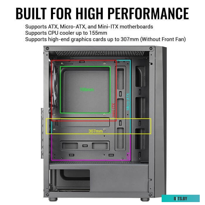 Корпус AeroCool Delta DELTA-G-BK-V1