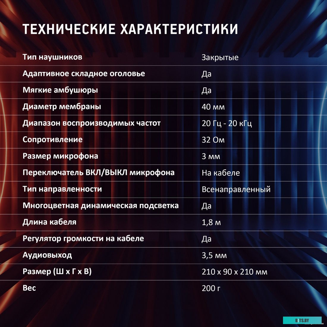 Наушники Оклик HS-L355G 1939807