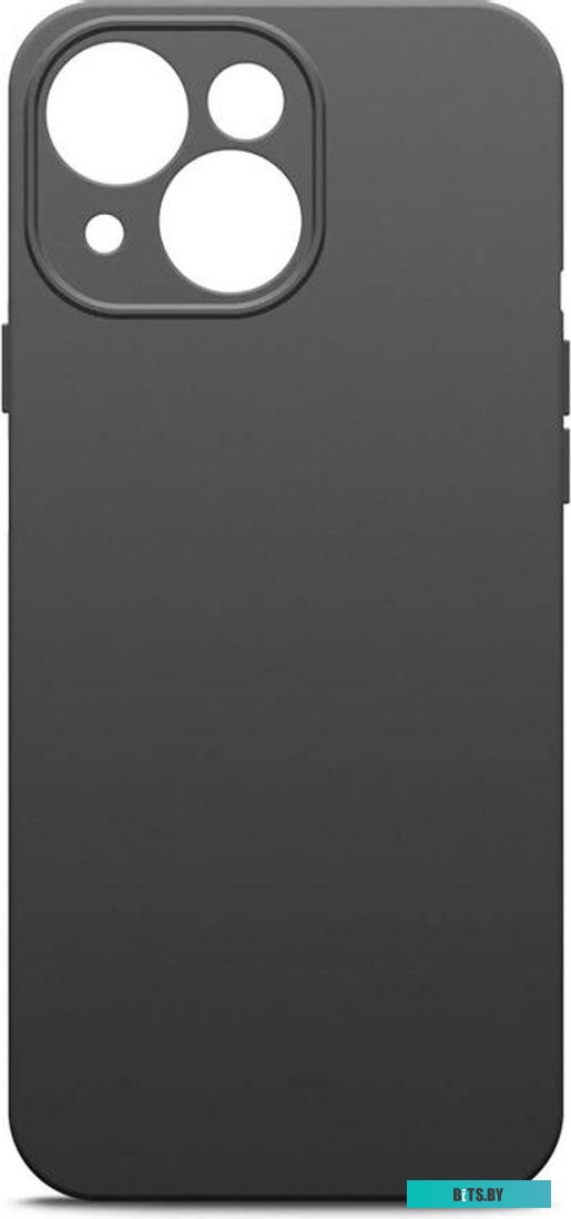 Чехол BORASCO для Apple iPhone 15 Plus, черный (72414)