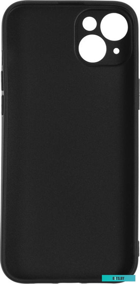 Чехол BORASCO для Apple iPhone 15 Plus, черный (72414)