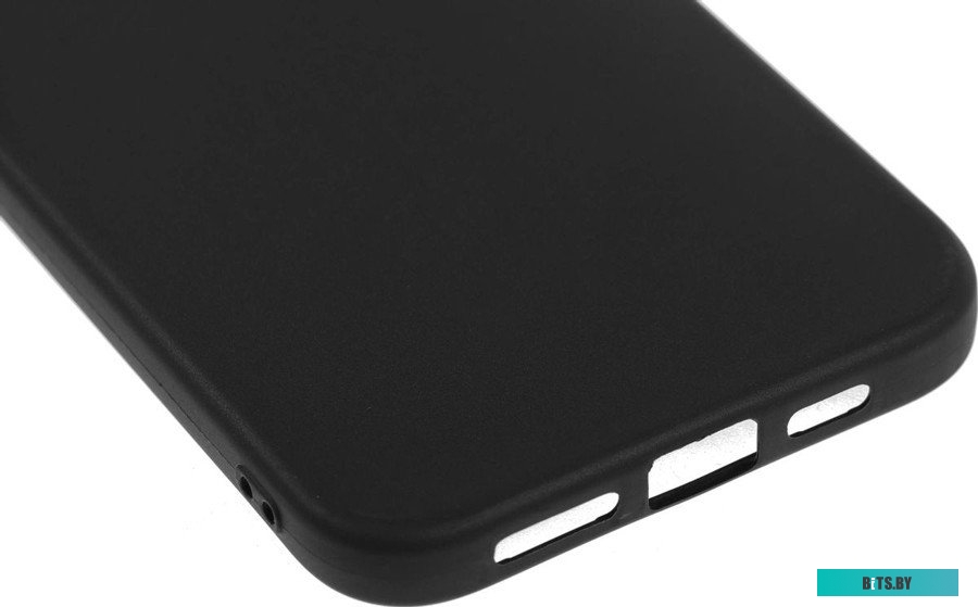Чехол BORASCO для Apple iPhone 15 Plus, черный (72414)