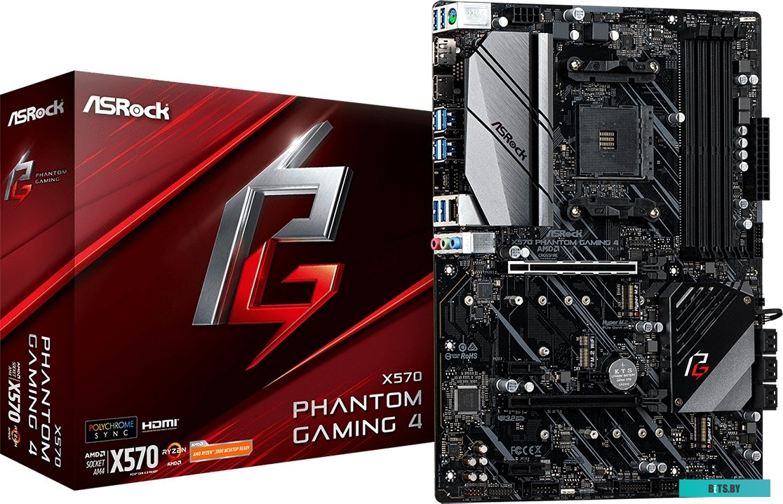 Материнская плата ASRock X570 Phantom Gaming 4