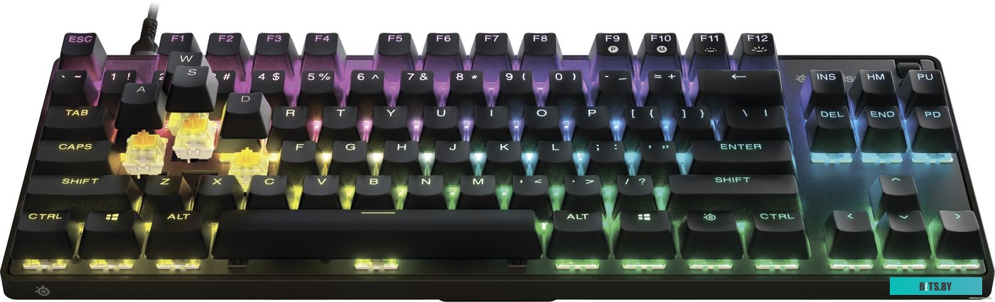 Клавиатура SteelSeries Apex 9 TKL нет кириллицы
