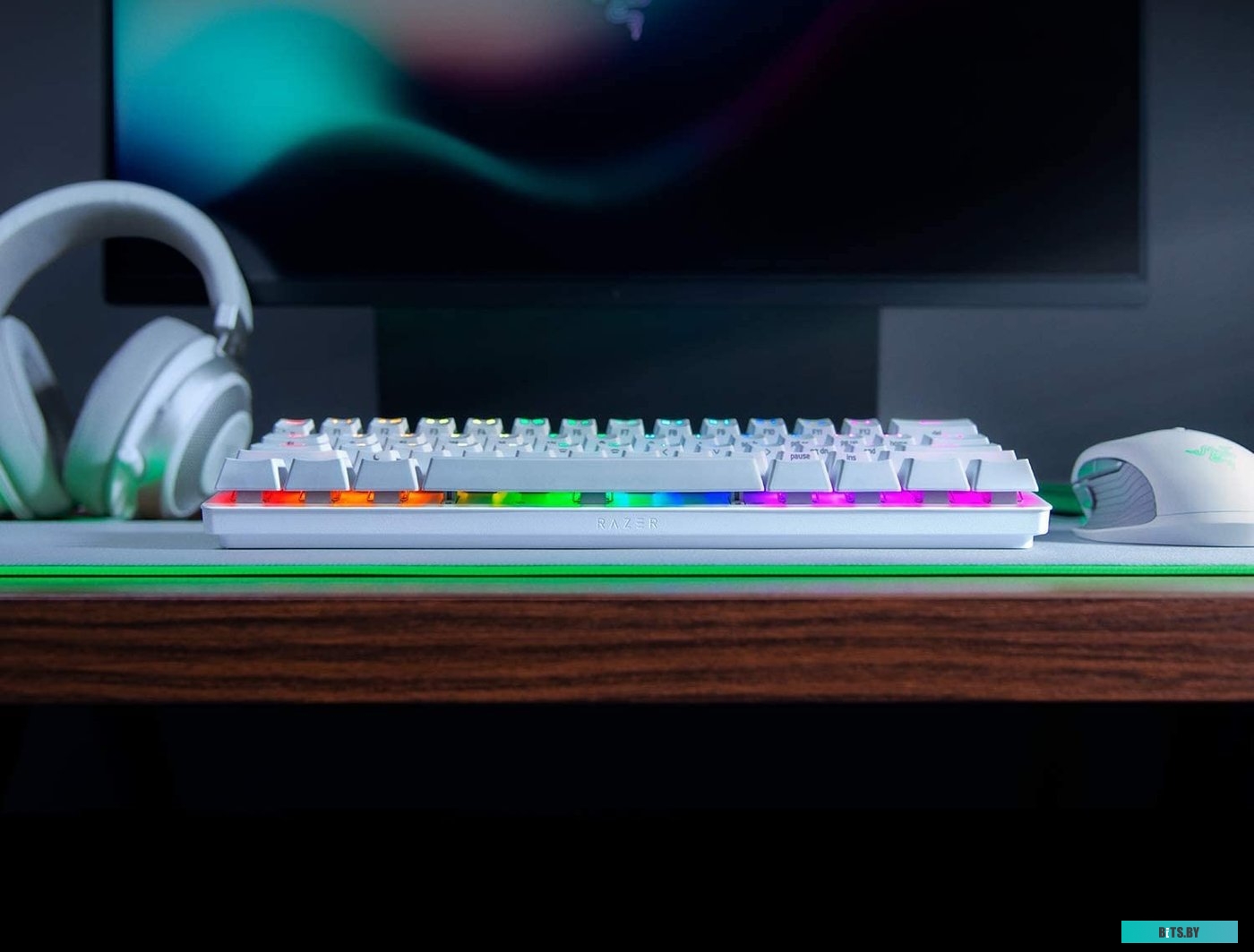 Клавиатура Razer Huntsman Mini Clicky (белый) <RZ03-03390300-R3M1>
