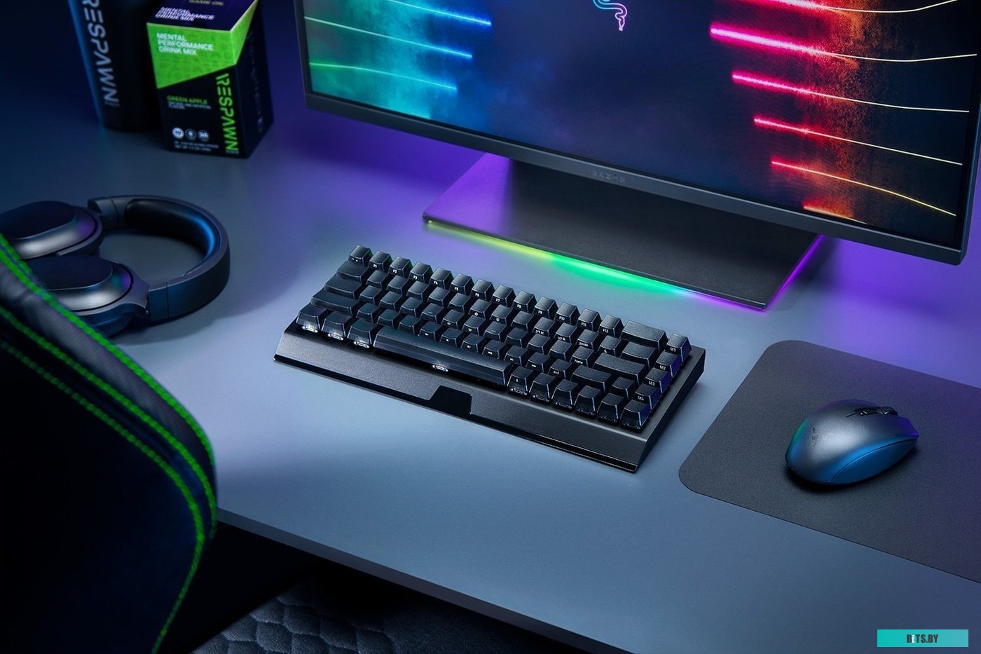 Клавиатура Razer Blackwidow V3 Mini HyperSpeed Green Switch <RZ03-03891600-R3R1>