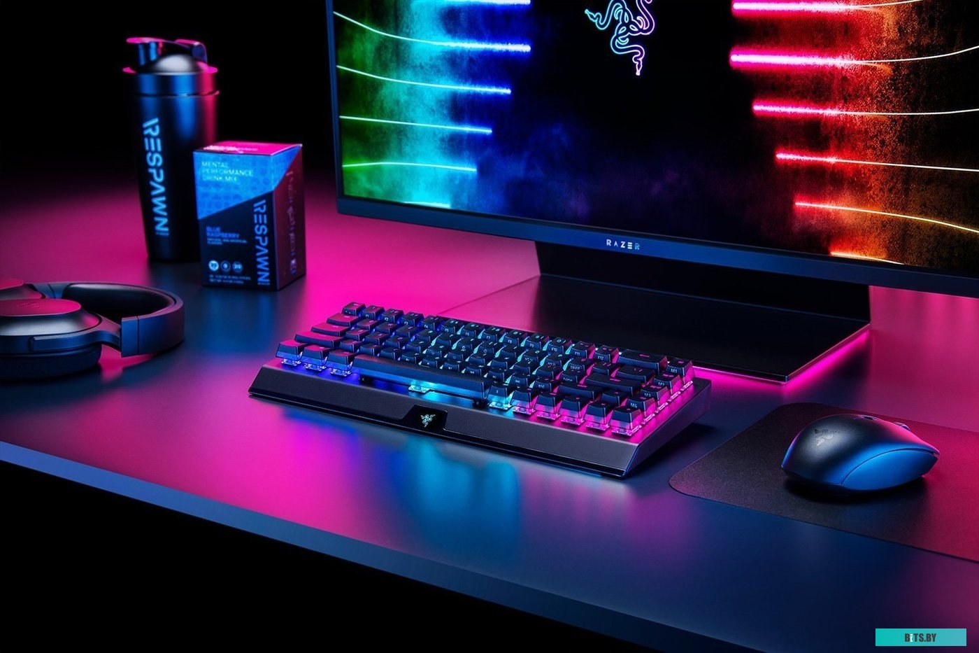 Клавиатура Razer Blackwidow V3 Mini HyperSpeed Green Switch <RZ03-03891600-R3R1>