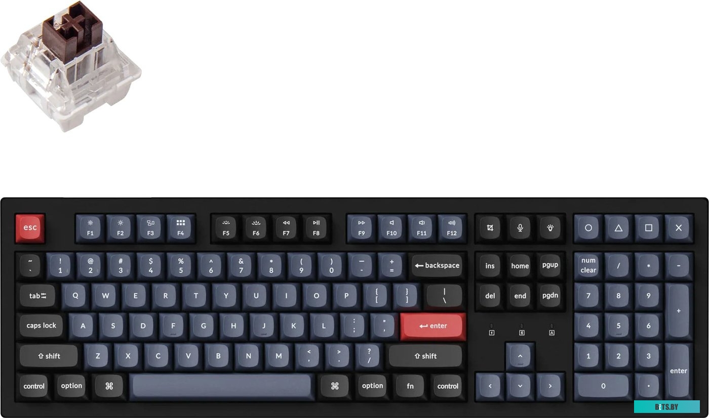 Клавиатура Keychron K10 Pro RGB K10P-H3-RU (Keychron K Pro Brown)