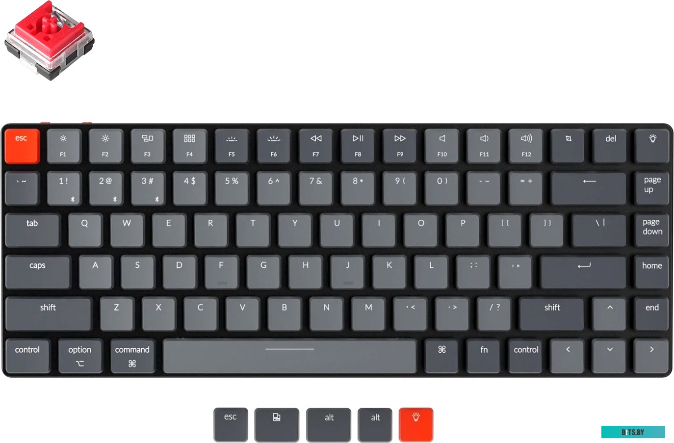 Клавиатура Keychron K3 Wireless V2 K3-D1.